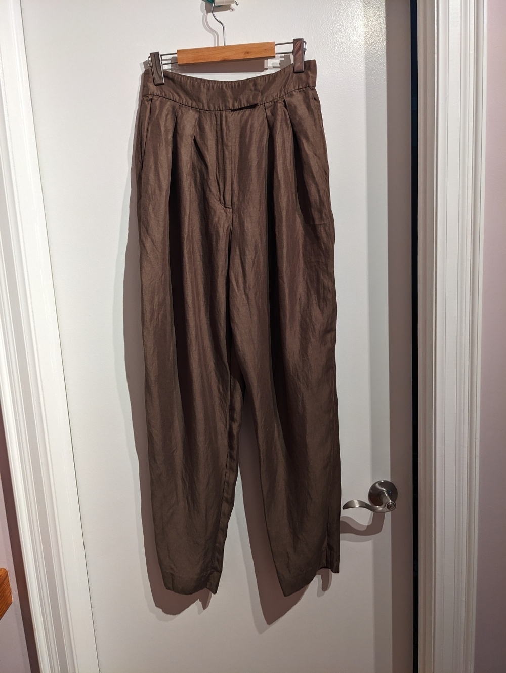 BA&SH Paolo Pleated High Waist Pants - Picture 3 of 16